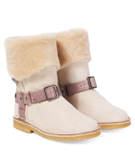 PePe Shearling-lined suede boots - PePe - Modalova