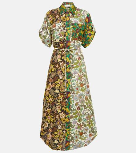 AlÃ©mais Isabella patchwork linen shirt dress - Alemais - Modalova