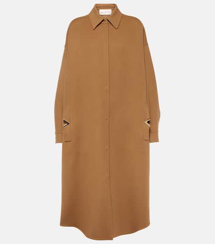 VGold wool and cashmere coat - Valentino - Modalova