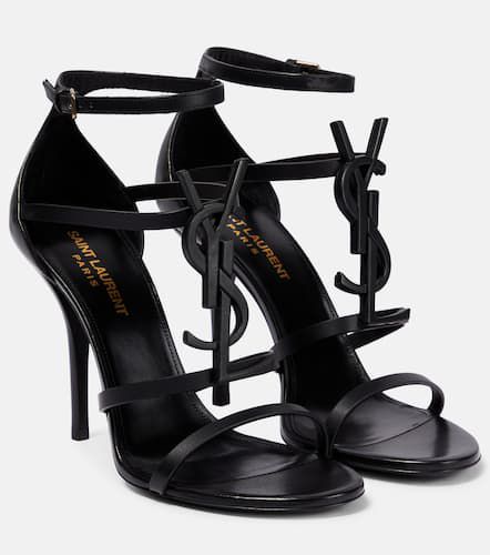 Cassandra leather sandals - Saint Laurent - Modalova
