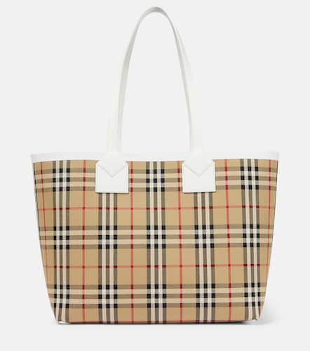 Borsa a mano London Medium in canvas - Burberry - Modalova