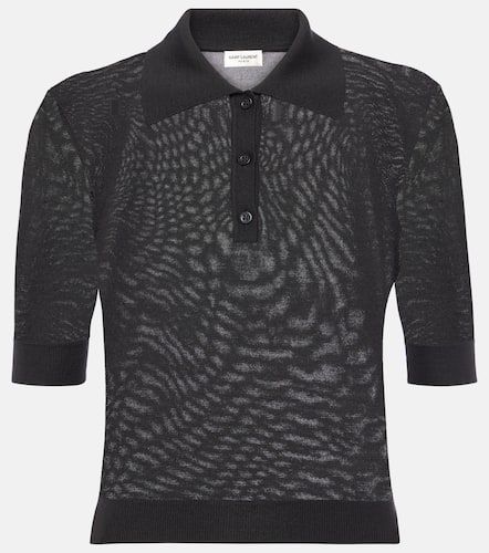 Polopullover aus Kaschmir, Wolle und Seide - Saint Laurent - Modalova