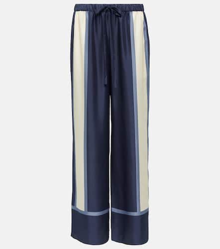 Dazed printed silk palazzo pants - SIR - Modalova