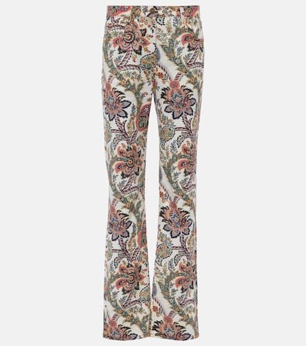 Bedruckte Mid-Rise Straight Jeans - Etro - Modalova