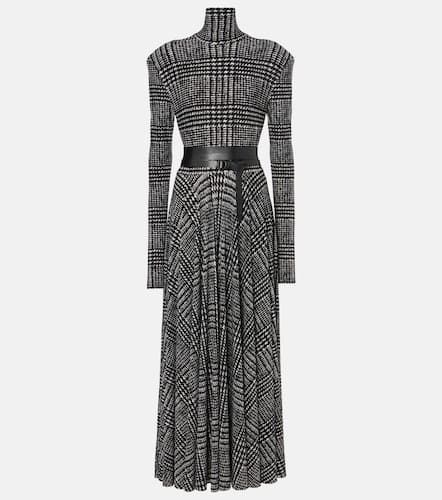 Belted checked midi dress - Norma Kamali - Modalova