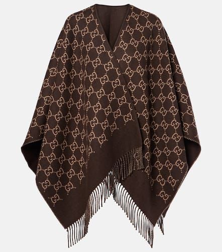 Gucci GG wool jacquard shawl - Gucci - Modalova