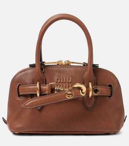 Aventure Small leather tote bag - Miu Miu - Modalova