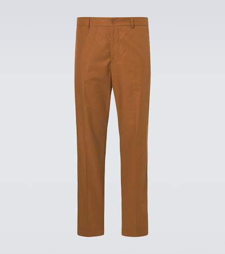 Pantalones rectos en mezcla de algodón - Moncler - Modalova