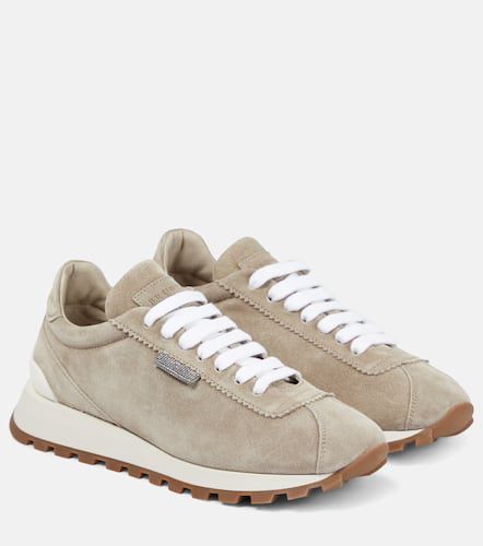 Sneakers aus Veloursleder - Brunello Cucinelli - Modalova