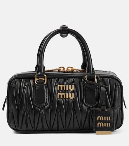 Arcadie matelassé leather tote bag - Miu Miu - Modalova