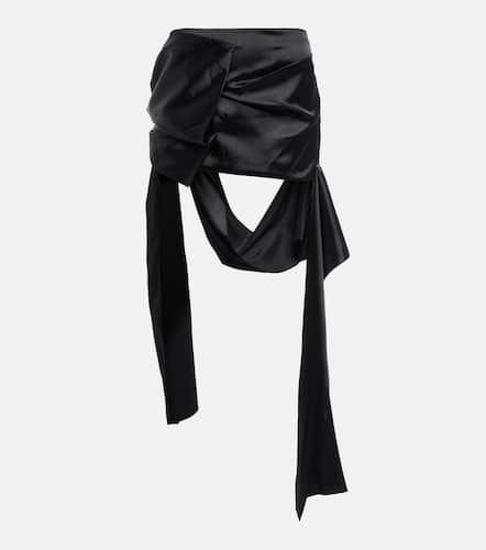Minifalda de satén drapeada - Acne Studios - Modalova