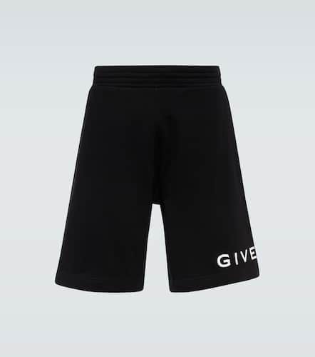 Givenchy Logo cotton shorts - Givenchy - Modalova