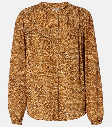 Sally printed silk-blend blouse - Isabel Marant - Modalova