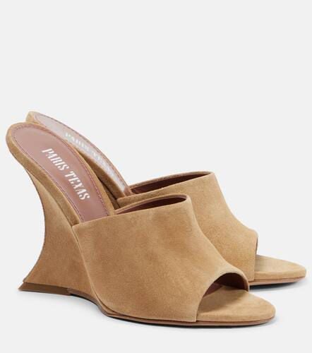 Paris Texas Mules Nina 105 in suede - Paris Texas - Modalova