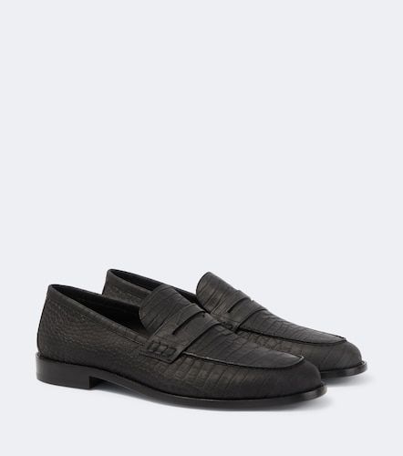 Mocasines de piel grabada - Manolo Blahnik - Modalova