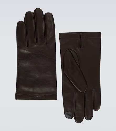 Berluti Scritto leather gloves - Berluti - Modalova