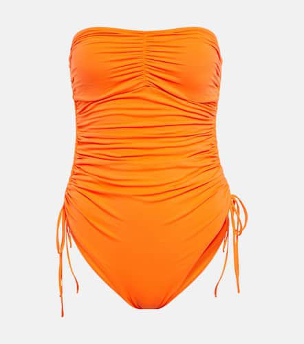 Buy Melissa Odabash Cancun Snake-print Bikini Bottms - Beige At 30% Off