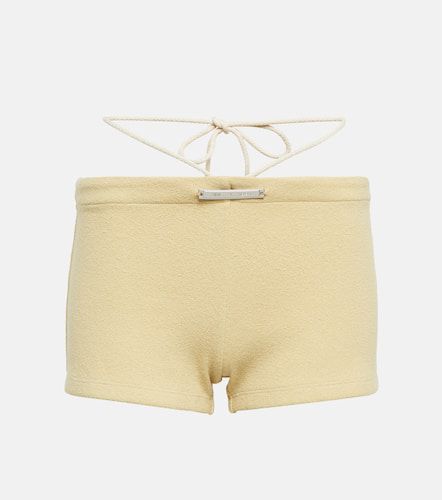 Shorts de forro polar con lazada - Didu - Modalova