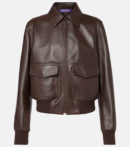 Chaqueta bomber Sullivan de piel - Ralph Lauren Collection - Modalova