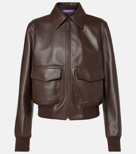 Sullivan leather bomber jacket - Ralph Lauren Collection - Modalova