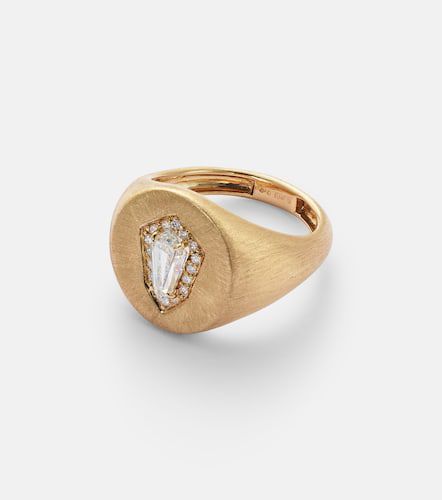 Anillo meñique Kite de oro de 18 ct con diamantes - Kamyen - Modalova