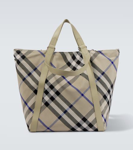 Borsa Large in jacquard Check - Burberry - Modalova