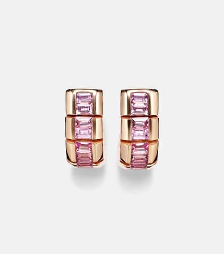 Kt rose earrings with sapphires - Shay Jewelry - Modalova