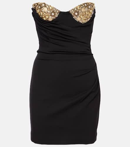 Verziertes Bustier-Kleid aus Jersey - Area - Modalova