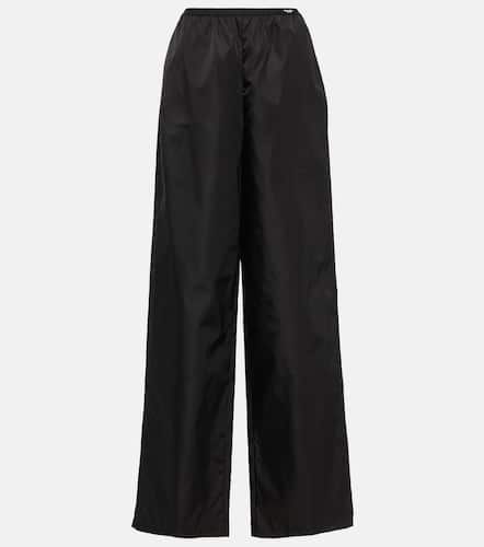 Re-Nylon high-rise wide-leg pants - Prada - Modalova