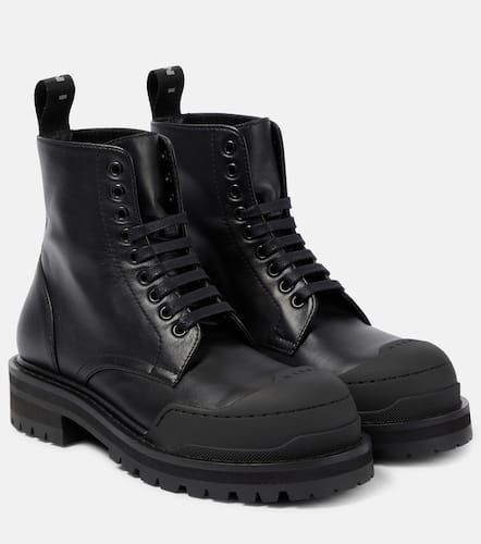 Marni Dada leather combat boots - Marni - Modalova