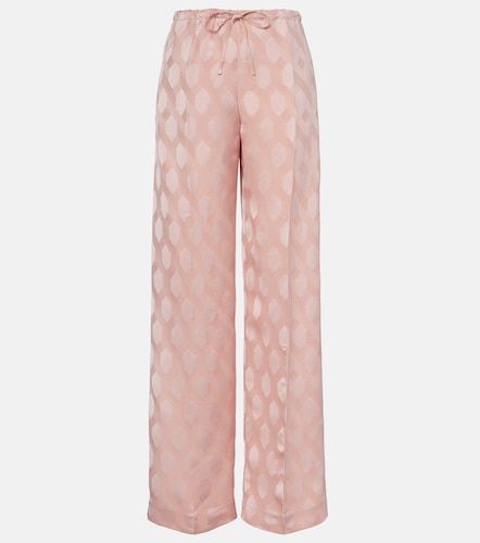 Printed wide-leg pants - Dries Van Noten - Modalova
