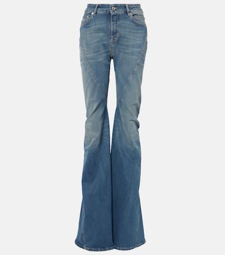 Jeans flared de tiro alto - Rick Owens - Modalova