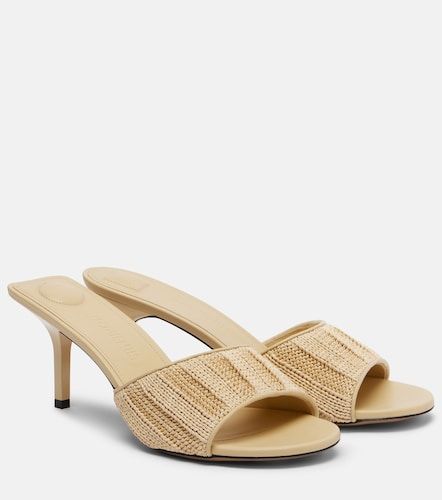 Cubisto raffia-effect mules - Jacquemus - Modalova