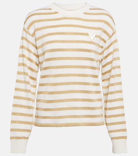Striped wool-blend sweater - Valentino - Modalova