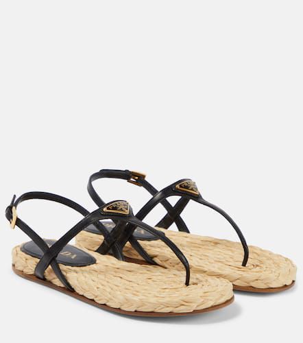 Prada Leather sandals - Prada - Modalova