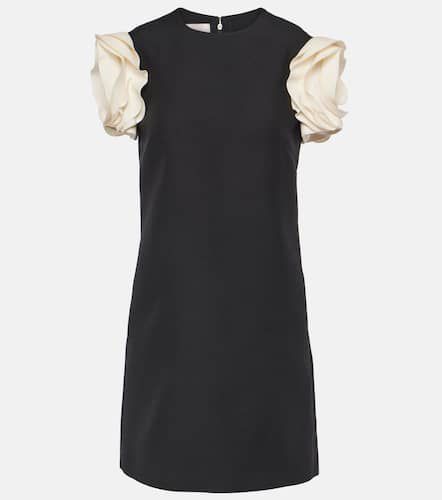 Vestido corto de Crepe Couture con apliques - Valentino - Modalova