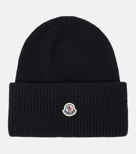 Moncler Gorro de lana con logo - Moncler - Modalova