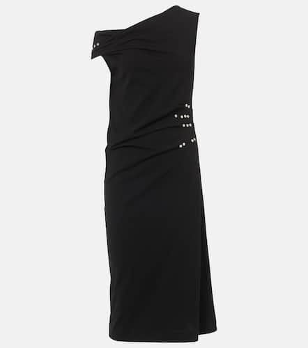 Gathered embellished jersey midi dress - Dries Van Noten - Modalova