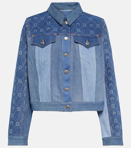 Giacca di jeans Moonogram patchwork - Marine Serre - Modalova