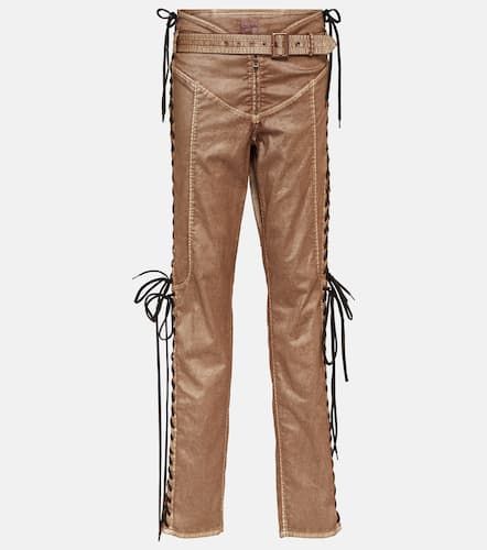 X KNWLS pantalones corsé en denim - Jean Paul Gaultier - Modalova