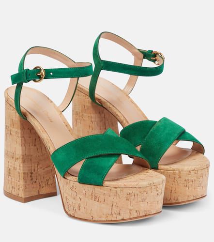 Bebe suede platform sandals - Gianvito Rossi - Modalova