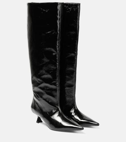 Ganni Faux leather knee-high boots - Ganni - Modalova
