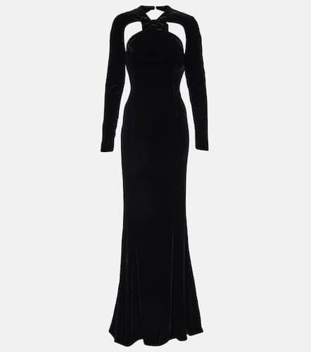 Alessandra Rich Cutout velvet gown - Alessandra Rich - Modalova
