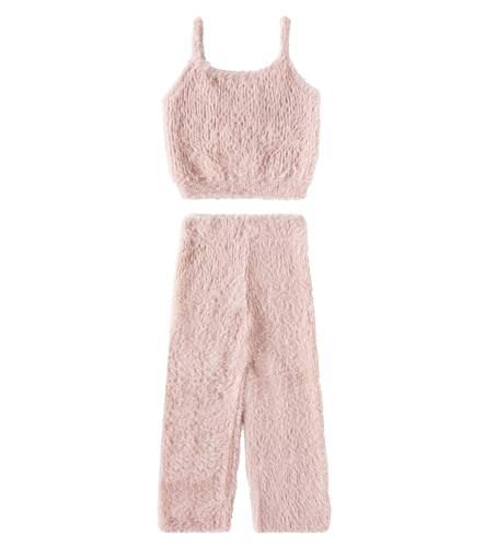 Set de top y pantalones Fuzzy de punto - Rylee + Cru - Modalova