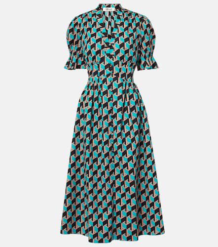 Vestido midi Erica de algodón estampado - Diane von Furstenberg - Modalova