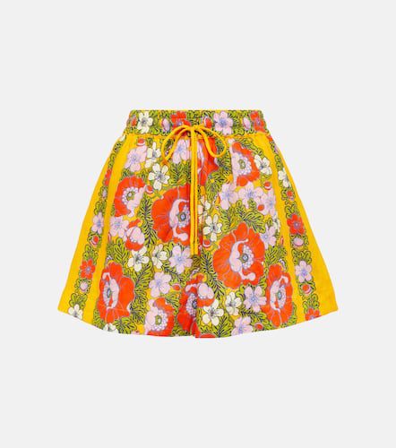 AlÃ©mais Floral linen shorts - Alemais - Modalova