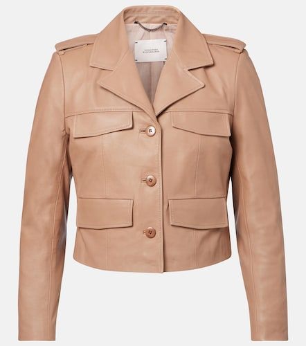 Sleek Statement cropped leather jacket - Dorothee Schumacher - Modalova