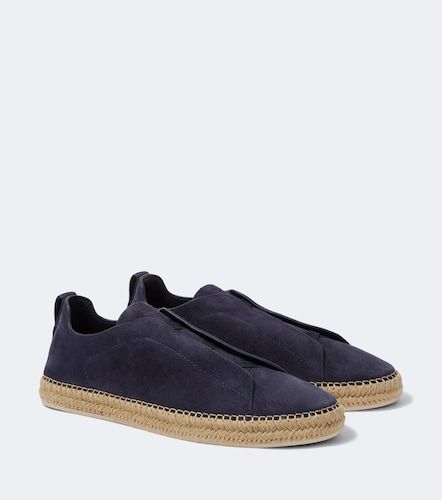 Triple Stitch suede espadrilles - Zegna - Modalova