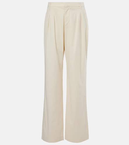 Pleated high-rise wide-leg pants - 7 For All Mankind - Modalova