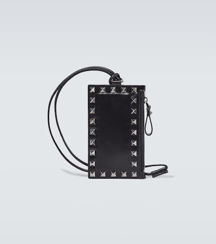 Portacarte Rockstud in pelle - Valentino Garavani - Modalova